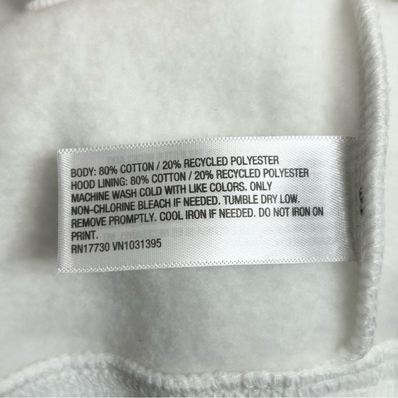 Wild Fable Women's Hoodie Sweatshirt White Size Small Brazil Copa Cabana New - Picture 6 of 9